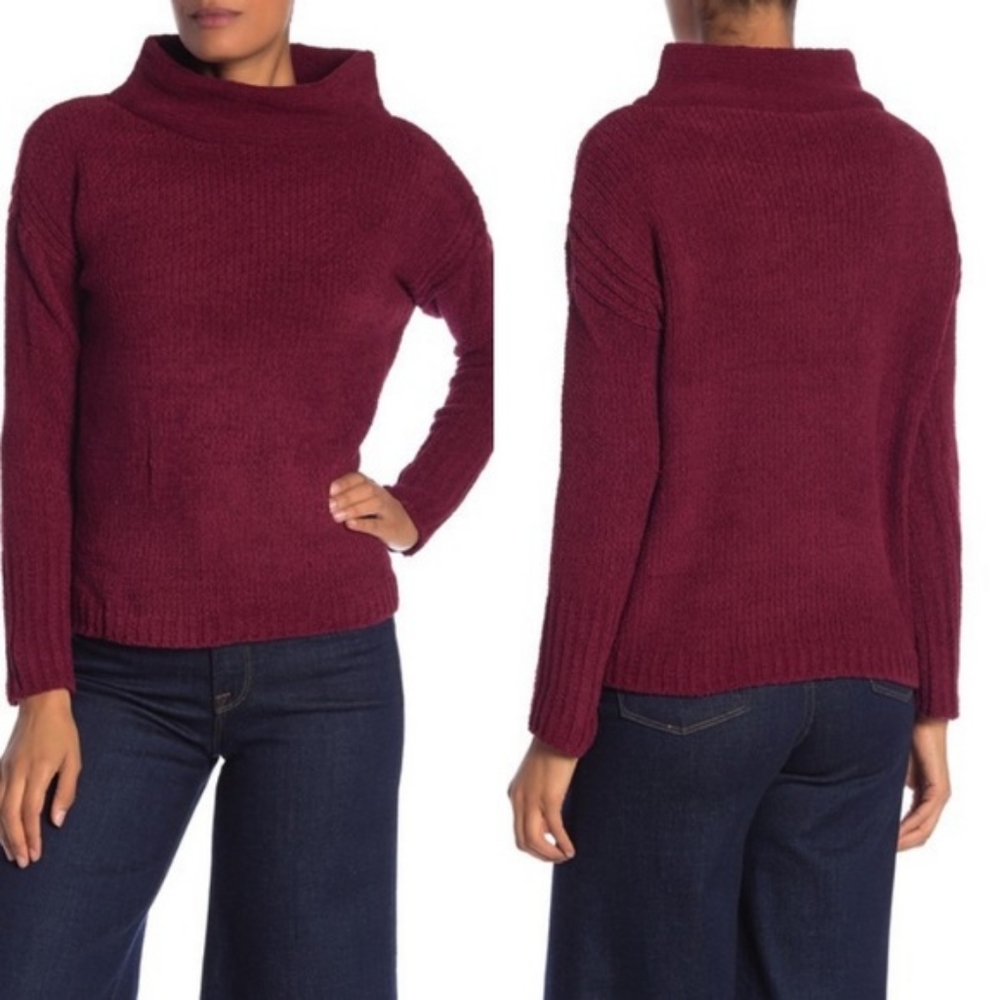 Catherine Malandrino soft cowl neck sweater